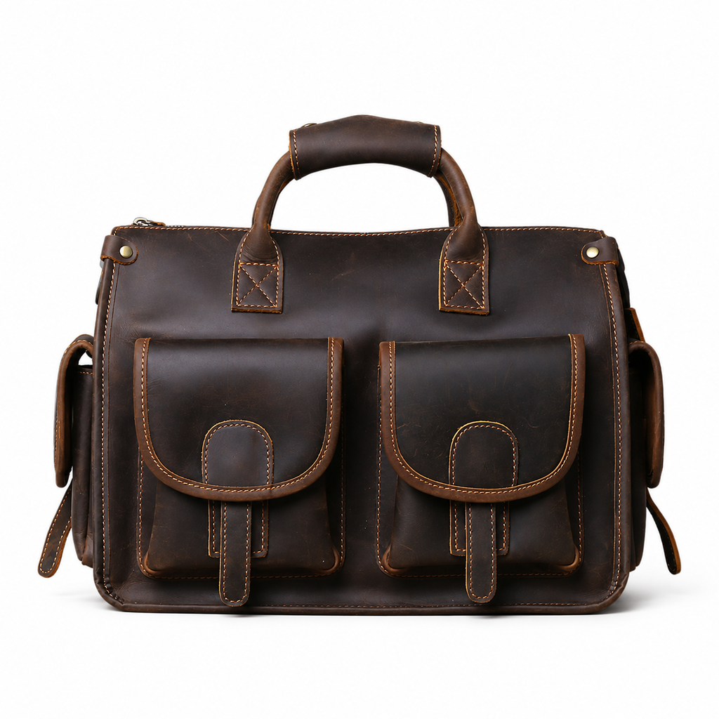 Porte document en cuir - Armand