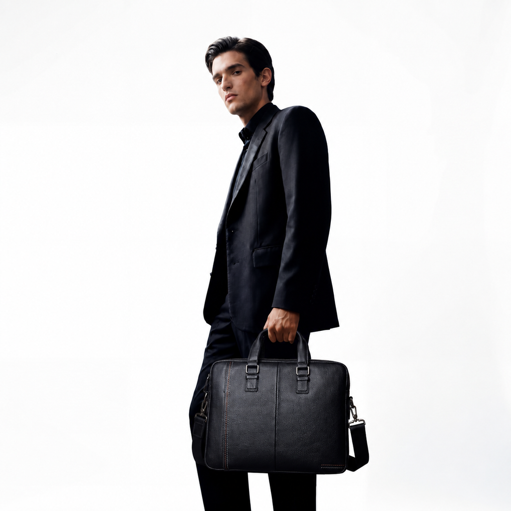 Porte document en cuir - Baptiste