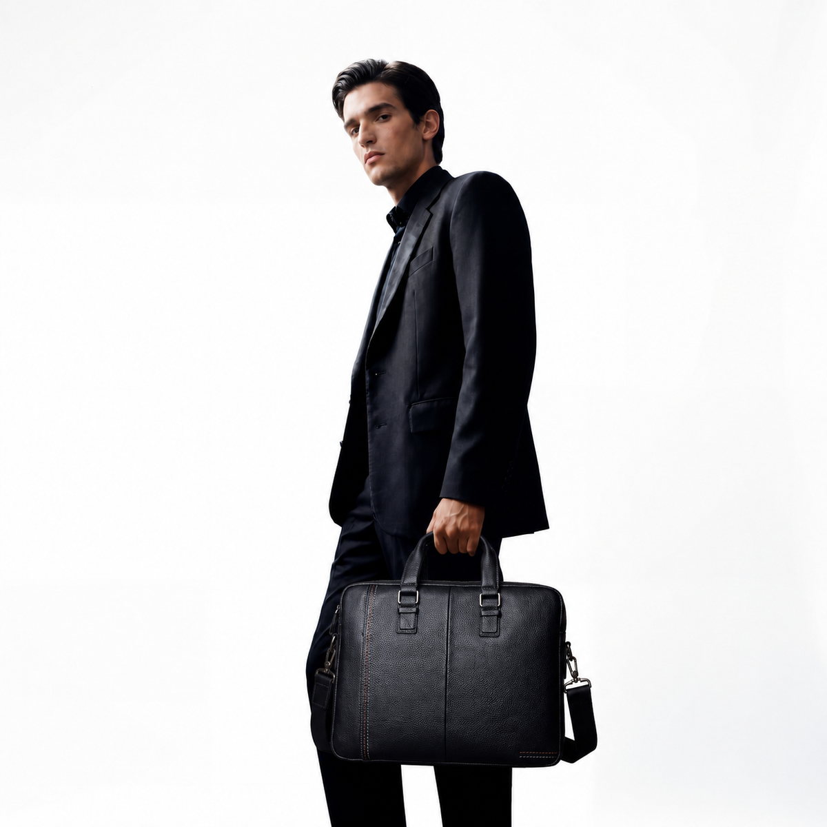Porte document en cuir - Baptiste