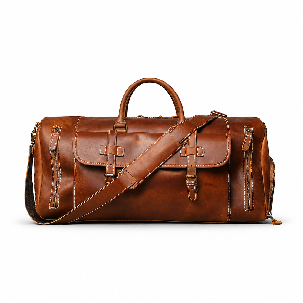 Sac de voyage en cuir - Gaspard