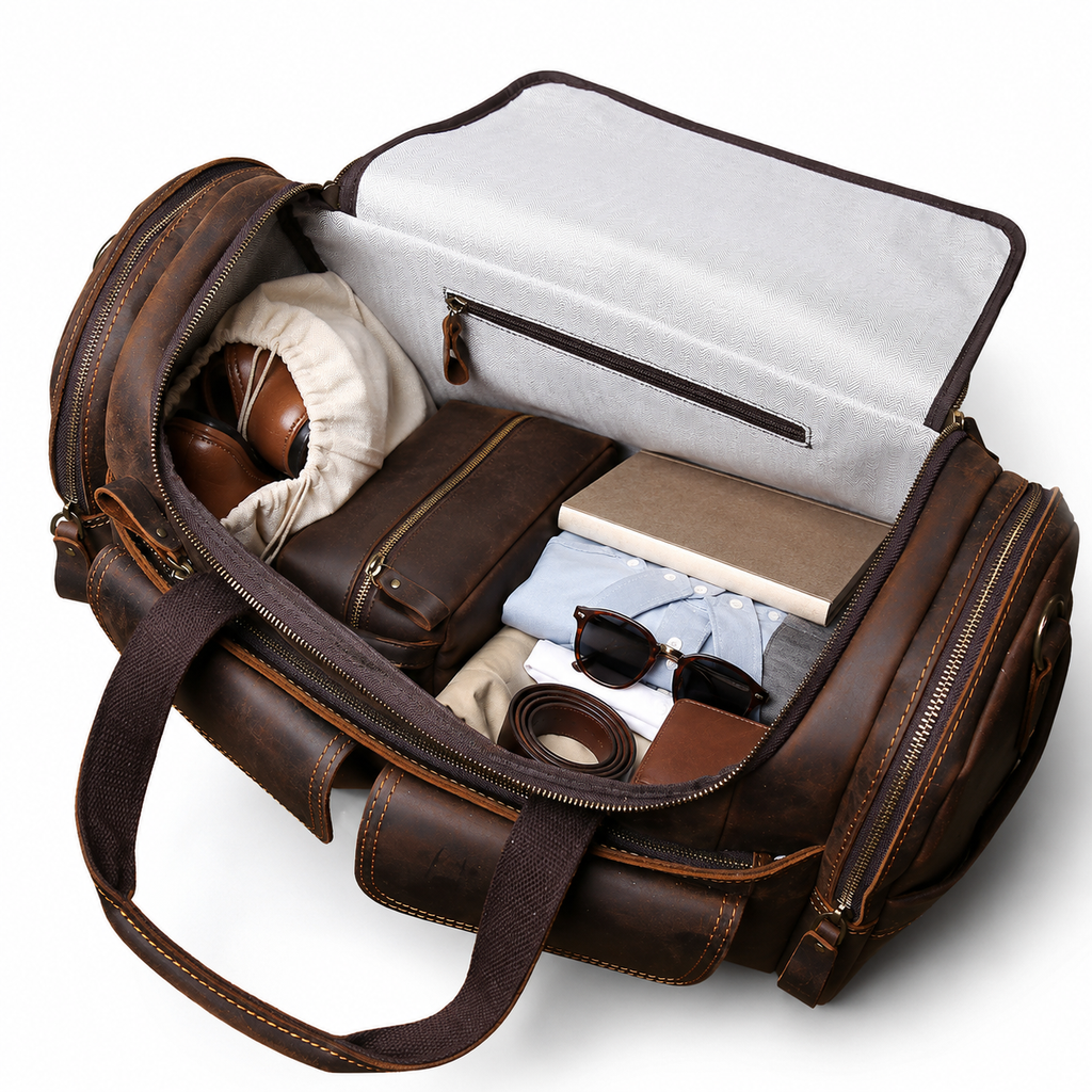 Sac de voyage en cuir - Léon
