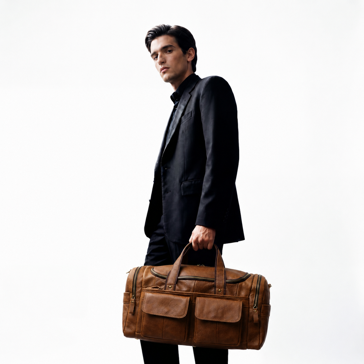 Sac de voyage en cuir - Célestin