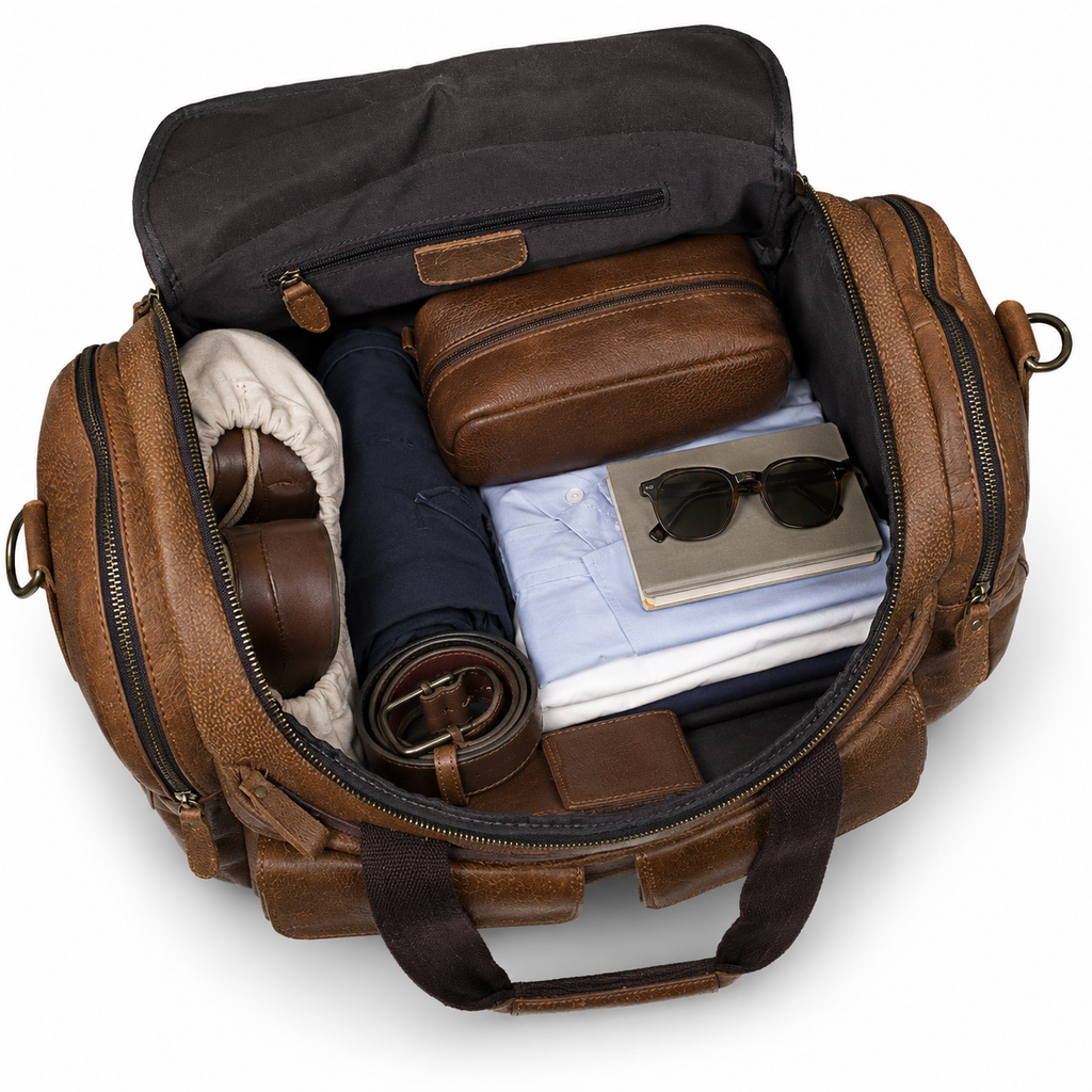 Sac de voyage en cuir - Célestin