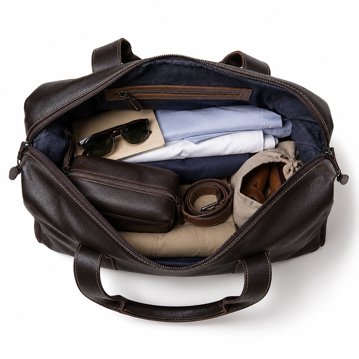 Sac de voyage en cuir - Octave