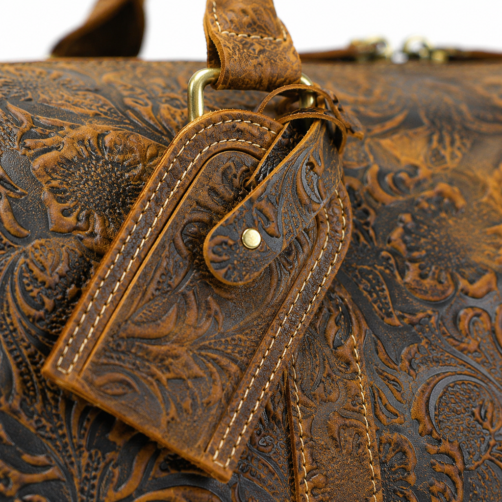 Sac de voyage en cuir - Léandre