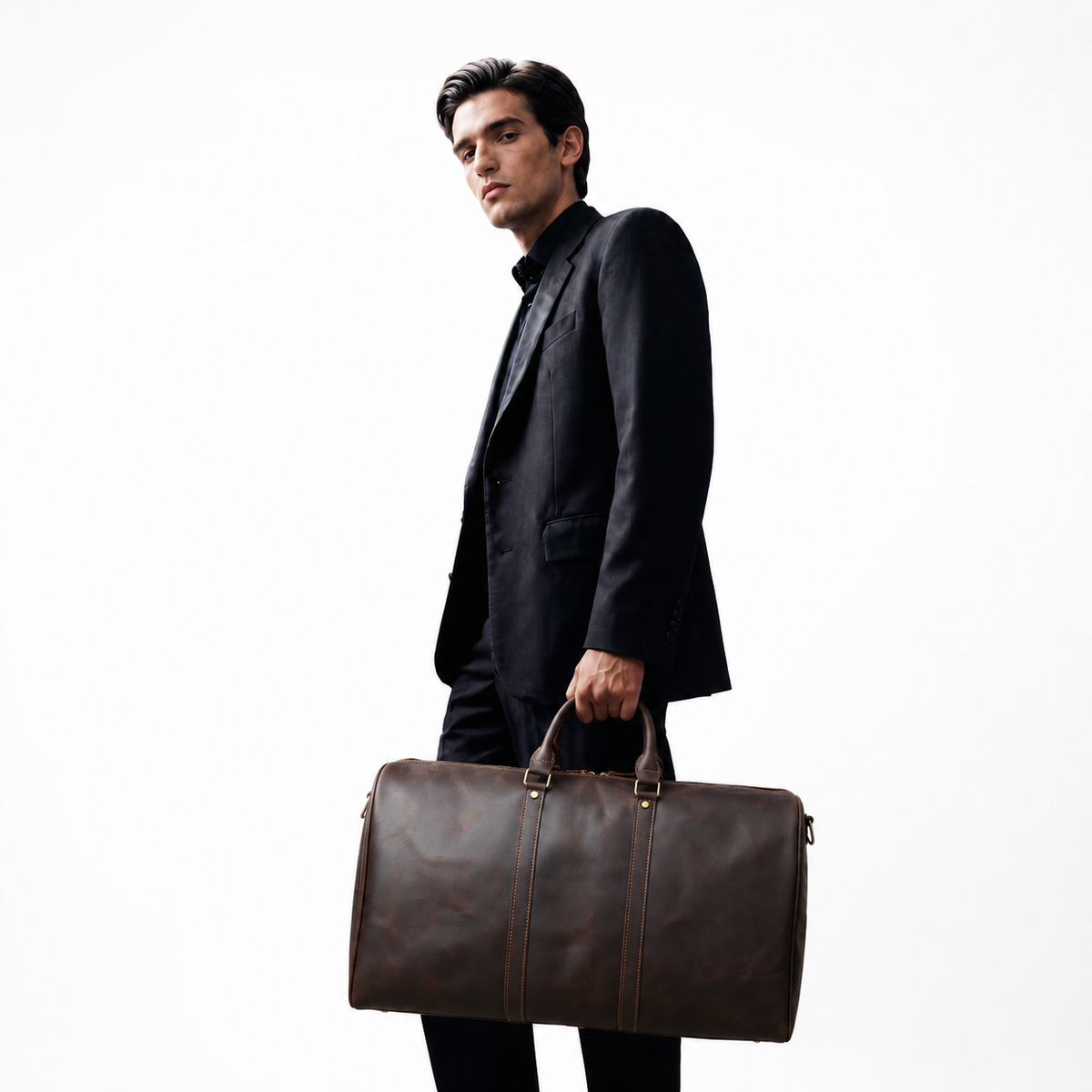 Sac de voyage en cuir - Amaury