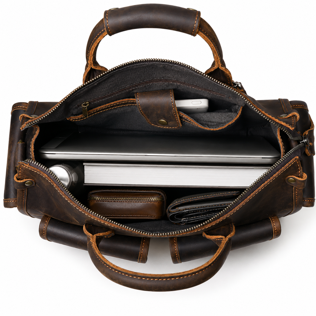 Porte document en cuir - Armand
