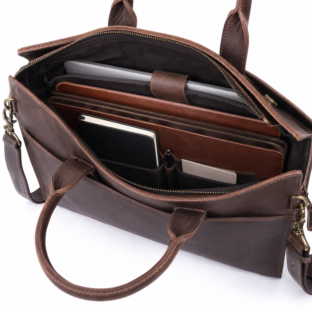 Porte document cuir - Adrien