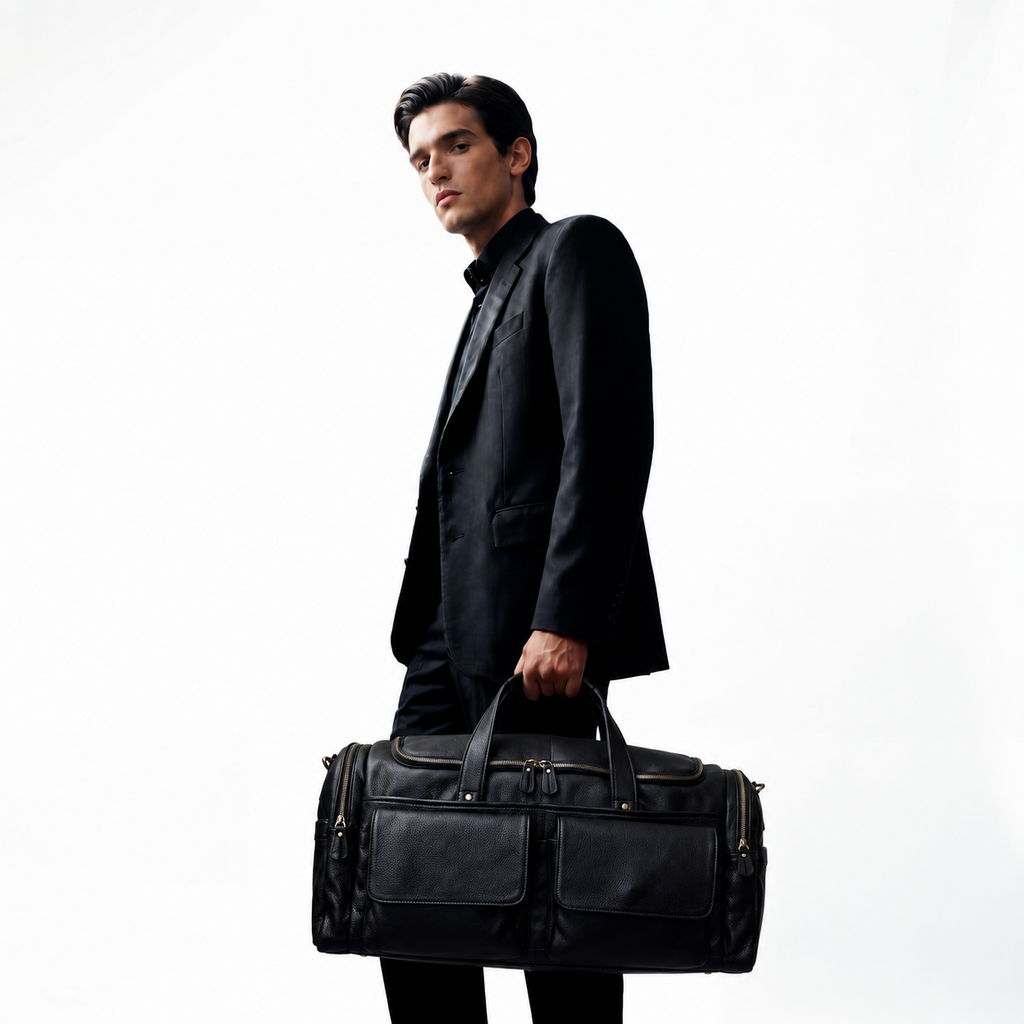 Sac de voyage en cuir - Édouard