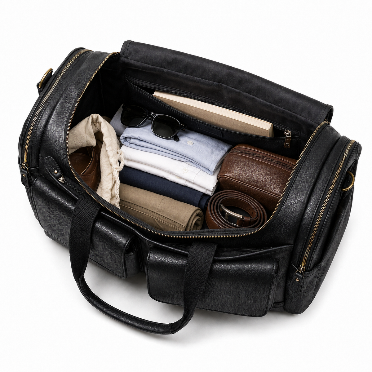 Sac de voyage en cuir - Édouard