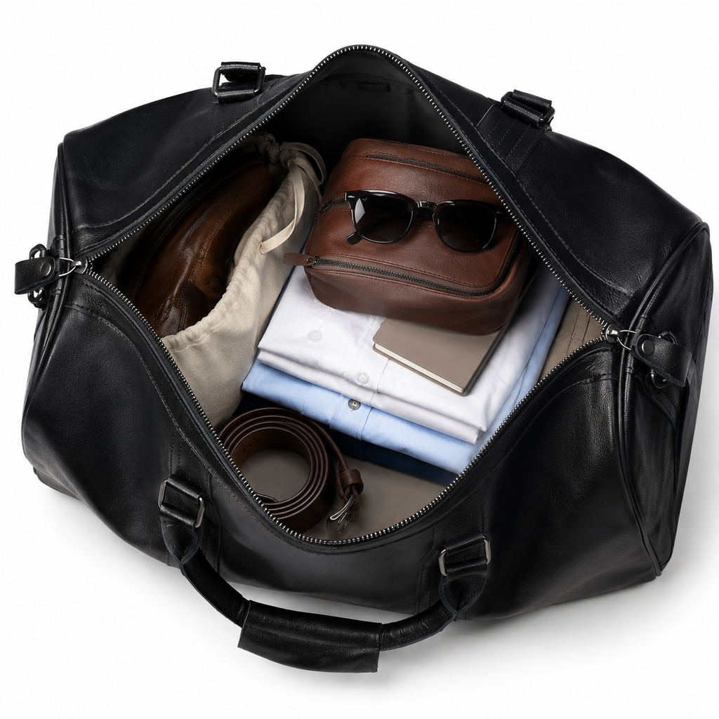 Sac de voyage en cuir - Lucien