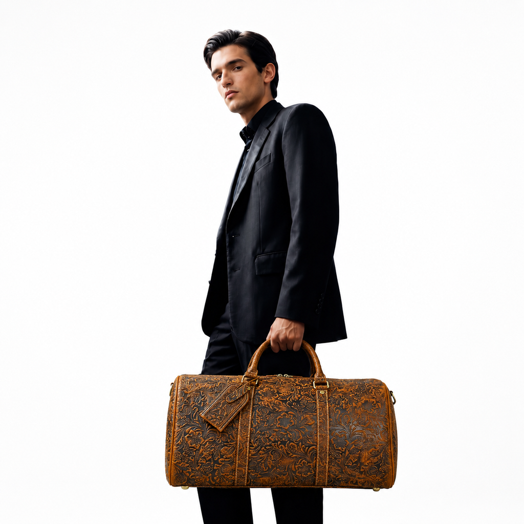 Sac de voyage en cuir - Léandre