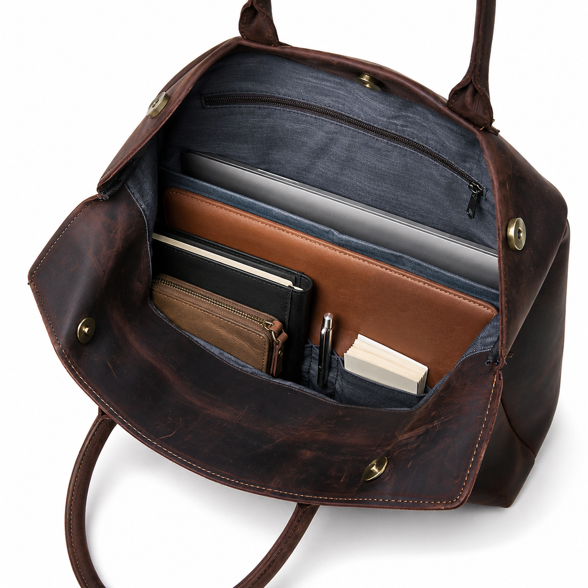 Porte document en cuir - Louis