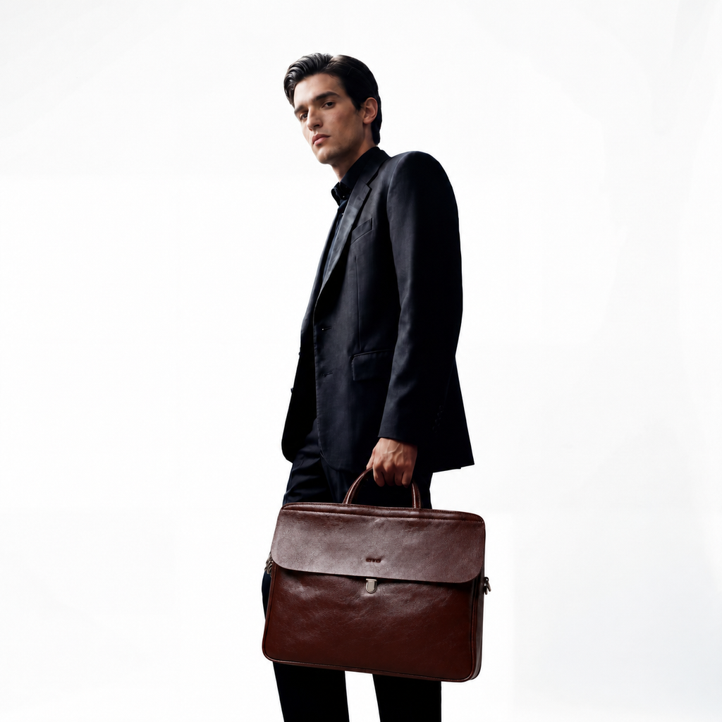 Porte document en cuir - Victor