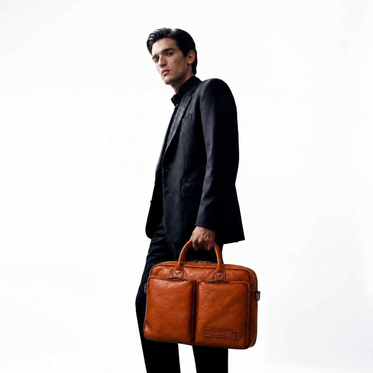 Porte document en cuir - Jules